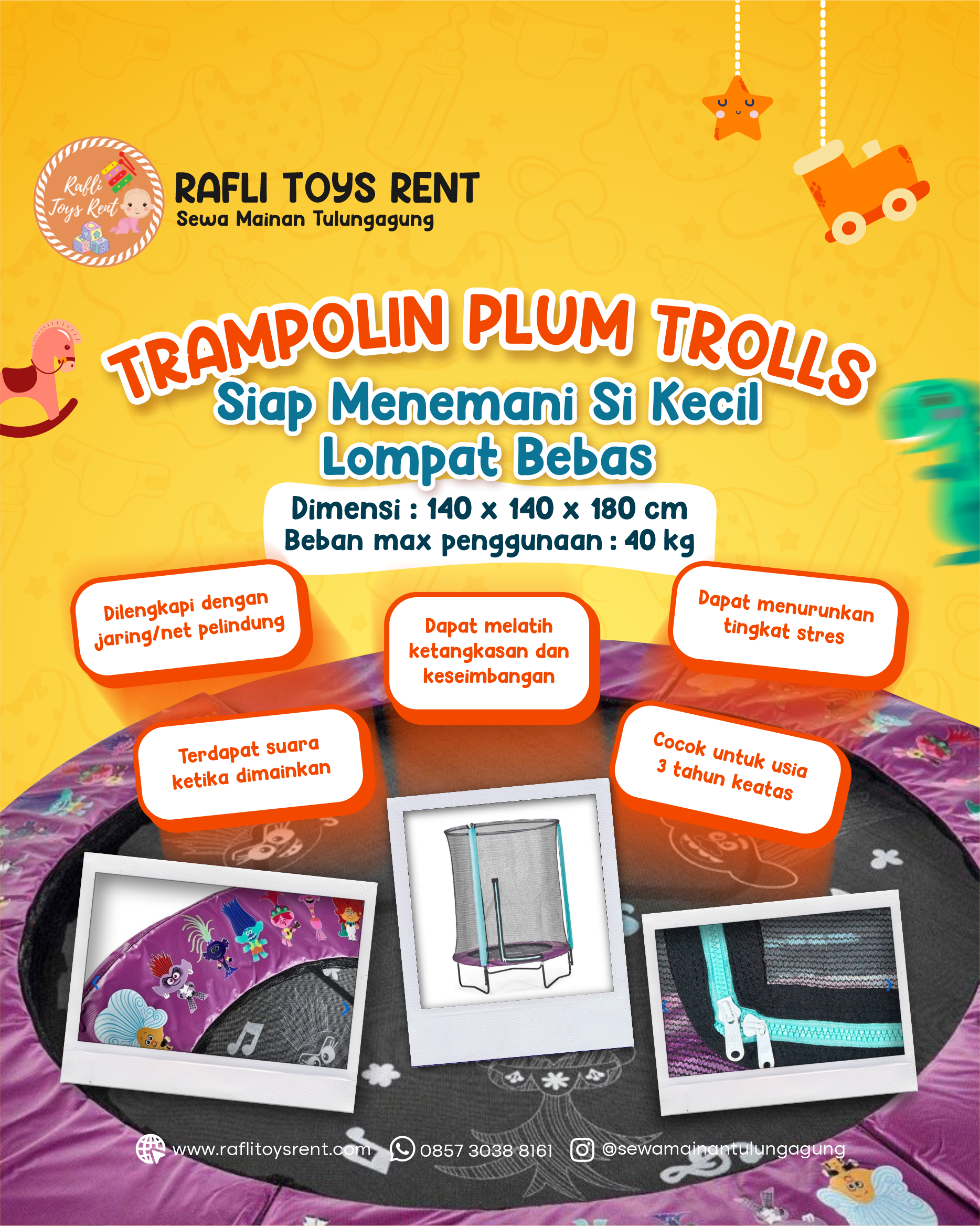 TRAMPOLIN PLUM TROLLS