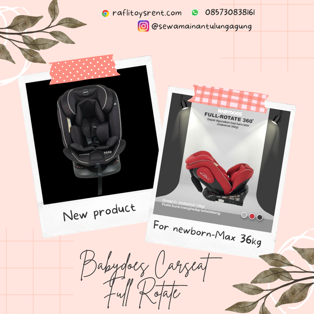 CARSEAT BABYDOES FULL ROTATE 360