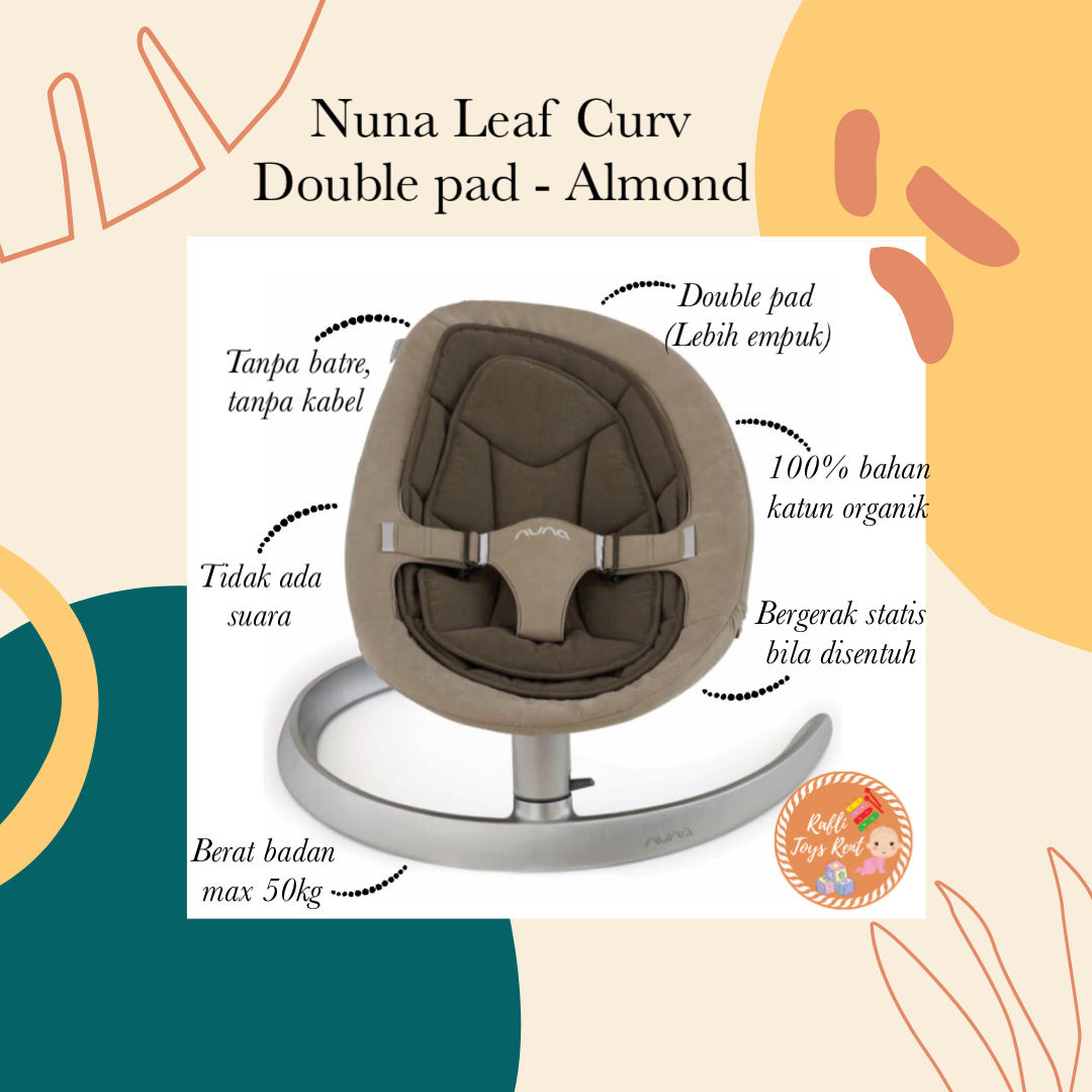 BOUNCER NUNA LEAF CURV DOUBLE PAD-ALMOND