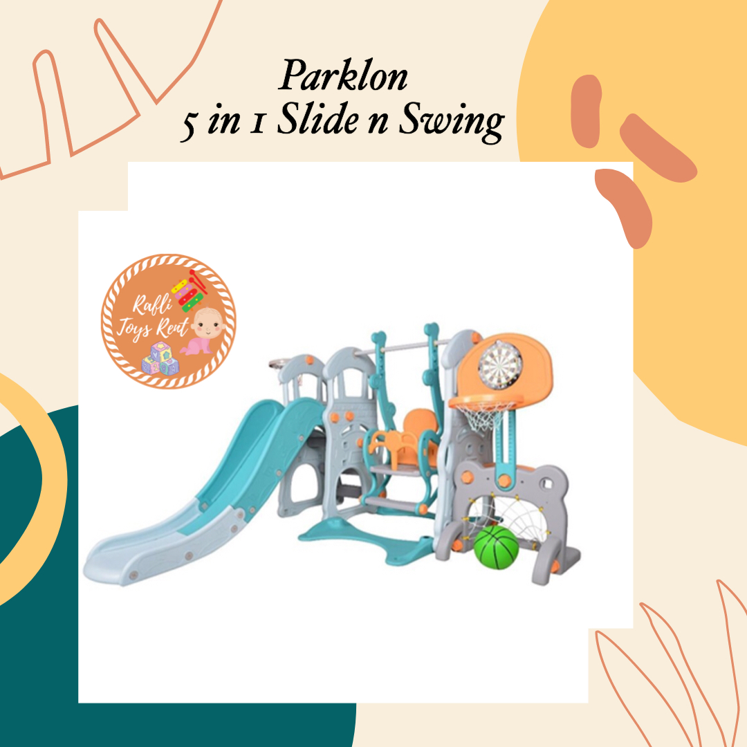 PARKLON 5 IN 1 SLIDE N SWING