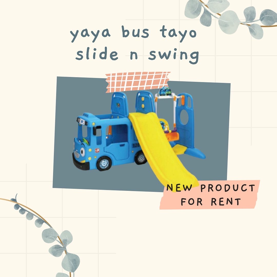 YAYA BUS TAYO SLIDE N SWING