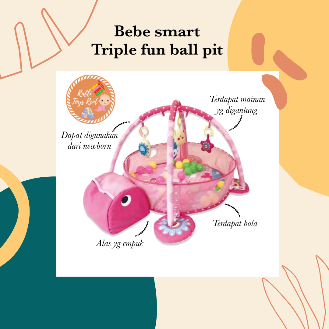 BEBE SMART TRIPLE FUN BALL PIT
