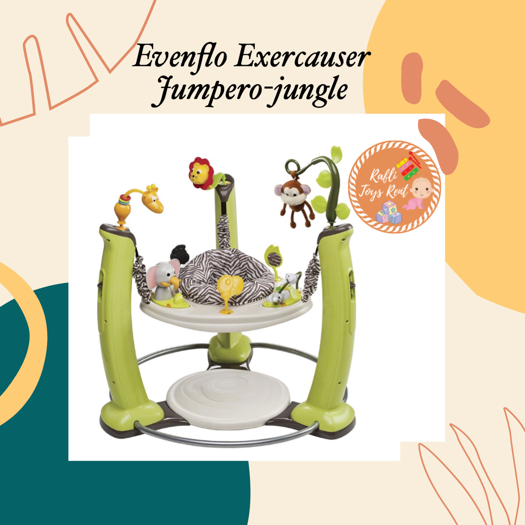 EVENFLO EXERCAUSER JUMP AND LEARN JUNGLE